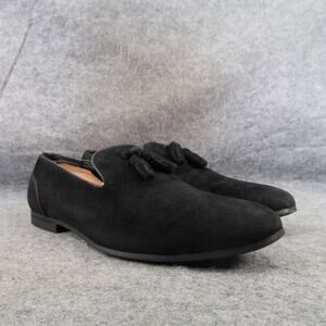 Asos Shoes Mens 9 Loafer Tassel Suede Slipper Classic Dressy Slip On Lifestyle